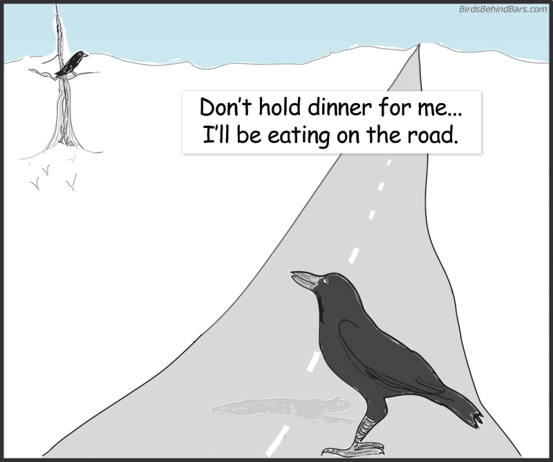 I'll Get Something to Eat On the Road - click to view comic