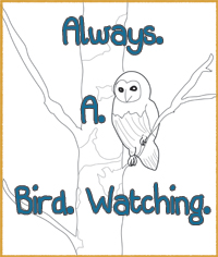 Comic strip: What is it about me that drives birds to me? Seriously.